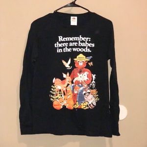 Smokey the Bear long sleeve t shirt